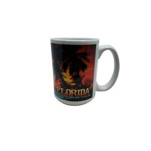 vintage made in the usa ceramic florida the sunshine state coffee mug, cup